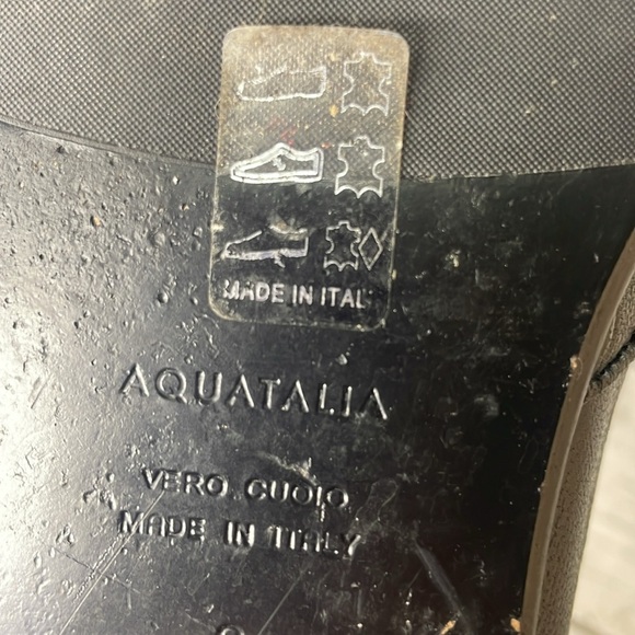 Aquatalia Revy Black Soft Nappa Leather Loafer - Picture 8 of 10